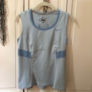 Nike Dri-Fit Tennis Tank, Blue, Size M